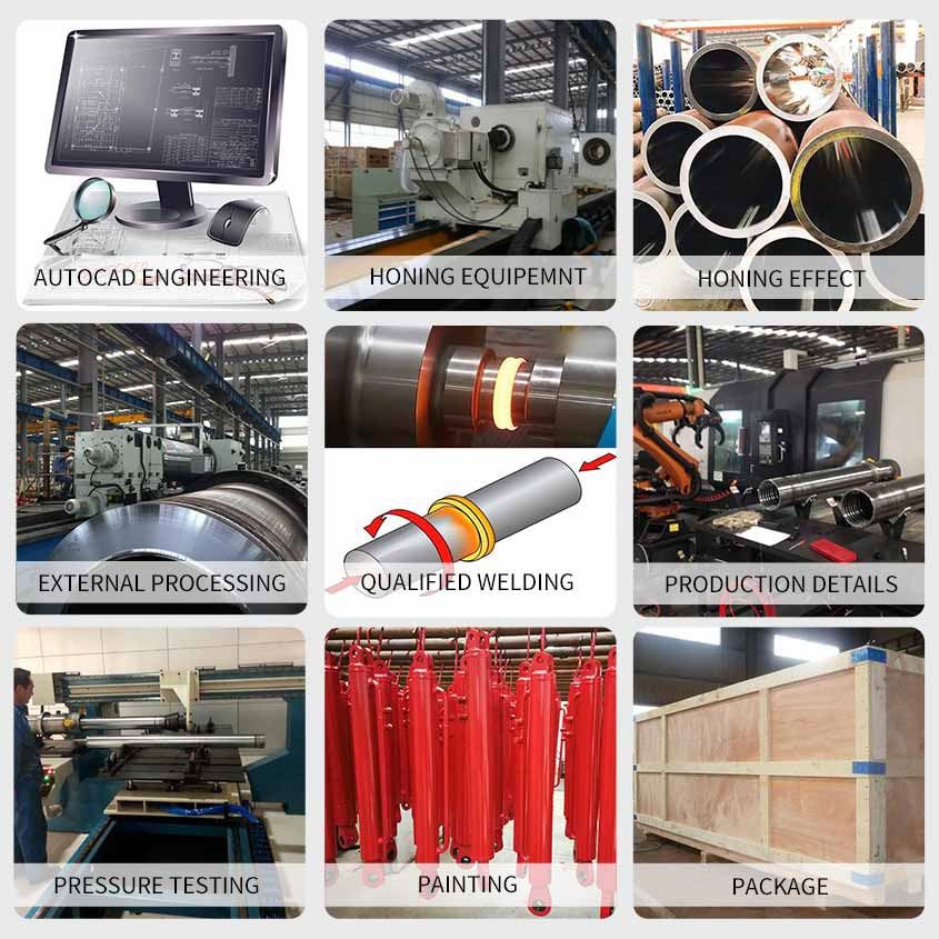 Telescopic Garbage Truck Hydraulic Cylinders