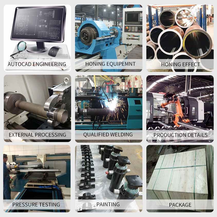 Telescopic 2  3 Stage Trunnion Hydraulic Cylinder