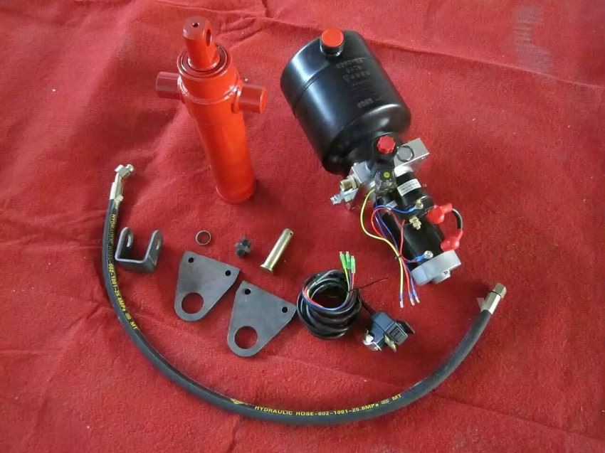Dump Trailer Kit With Cylinder
