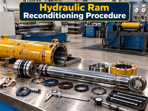 Hydraulic Ram Reconditioning Procedure: Repair & Testing Guide