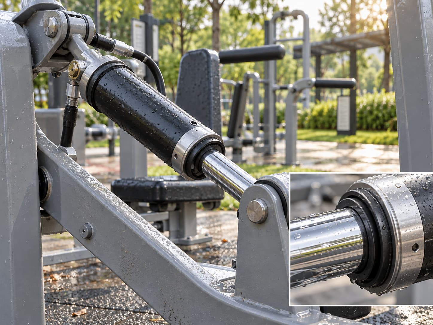 Outdoor hydraulic cylinder fittings Outdoor hydraulic cylinder fittings